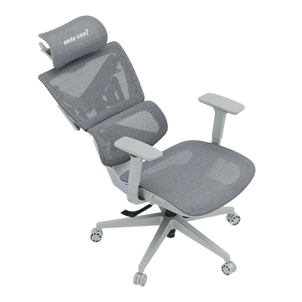 AndaSeat X-Air Pro Mesh Office Gaming Chair (Ash Grey) - Image 2