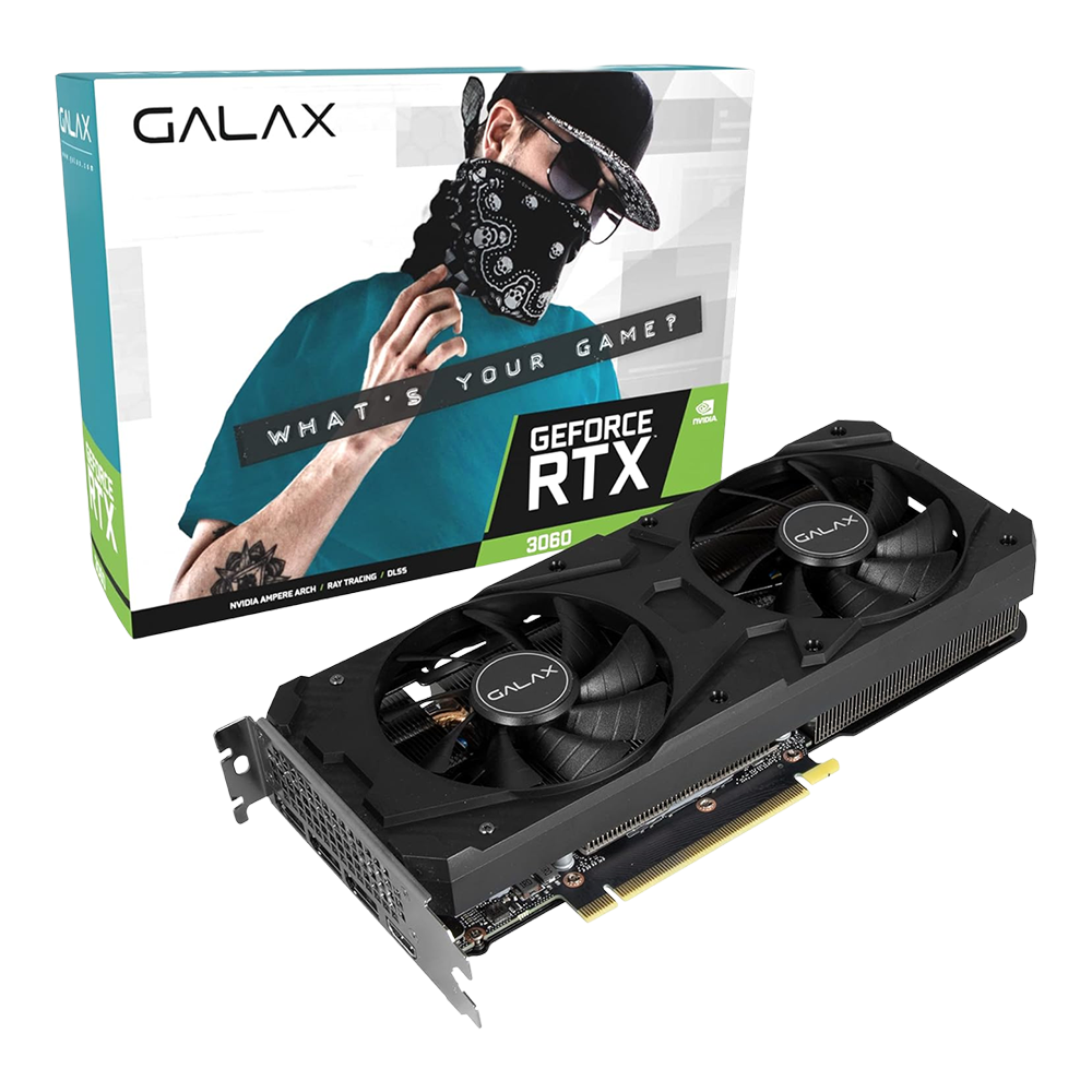 12GB Galax RTX 3060 (1-Click OC) Graphics Card