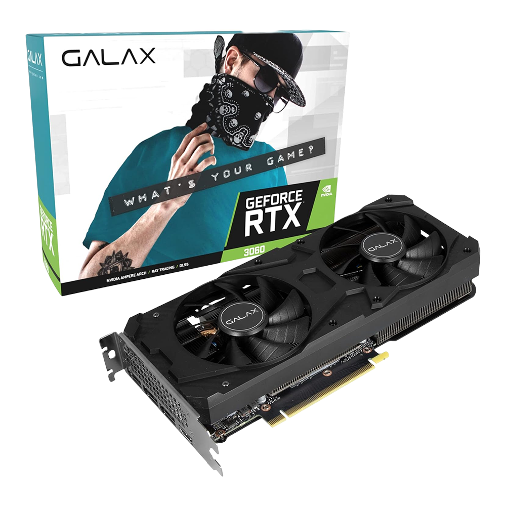 12GB Galax RTX 3060 (1-Click OC) Graphics Card