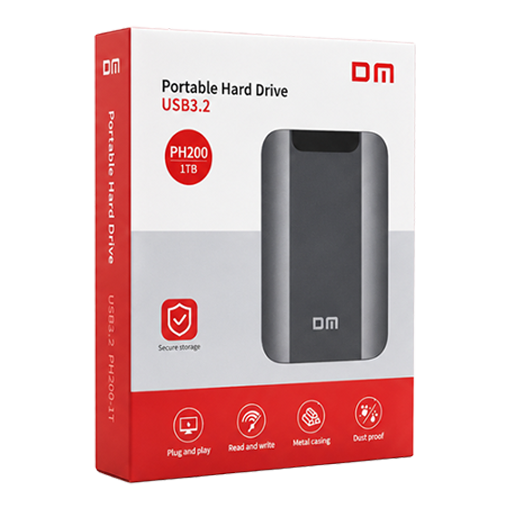 1TB DM, PH200 Portable Disk Drive - Image 4