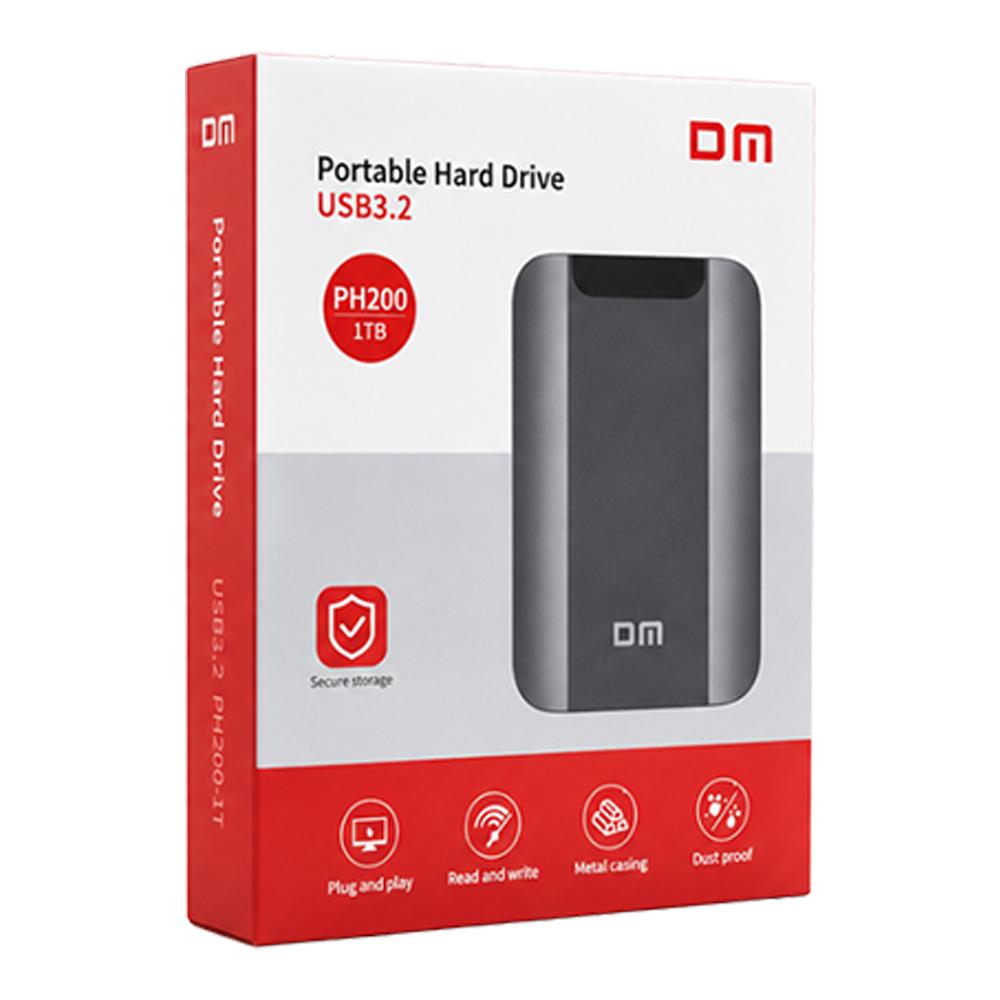 1TB DM, PH200 Portable Disk Drive - Image 4