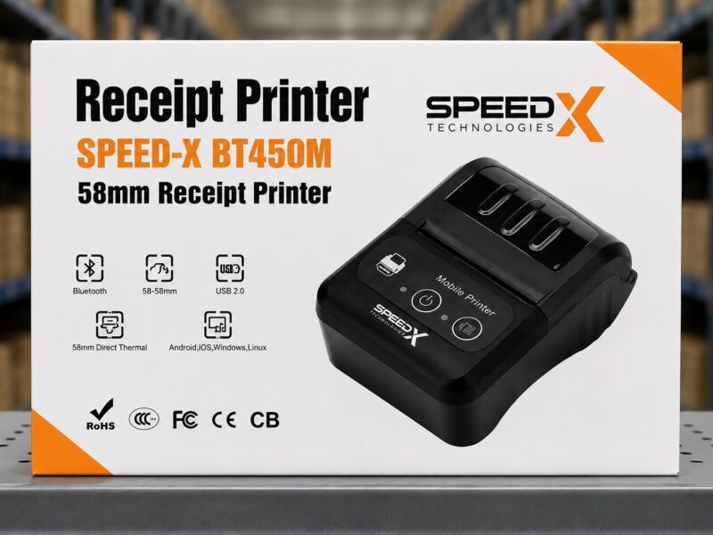 Speed X BT-450M ~ 2 inch<br />Thermal Receipt Printer<br />( Bluetooth + Battery )