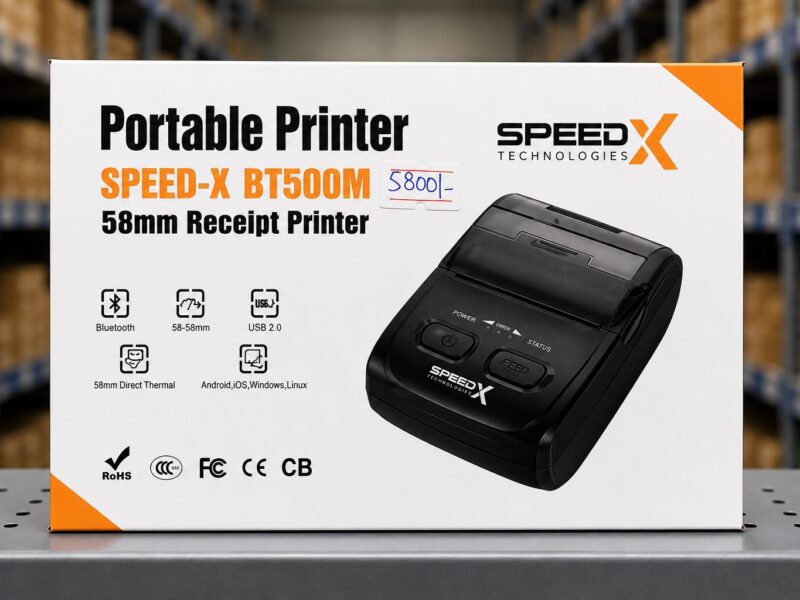 Speed X BT-500M ~ 2 inch<br />Thermal Receipt Printer<br />( Bluetooth + Battery )