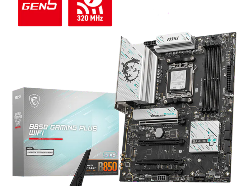 MSI B850 DDR5 Gaming Plus WiFi Motherboard