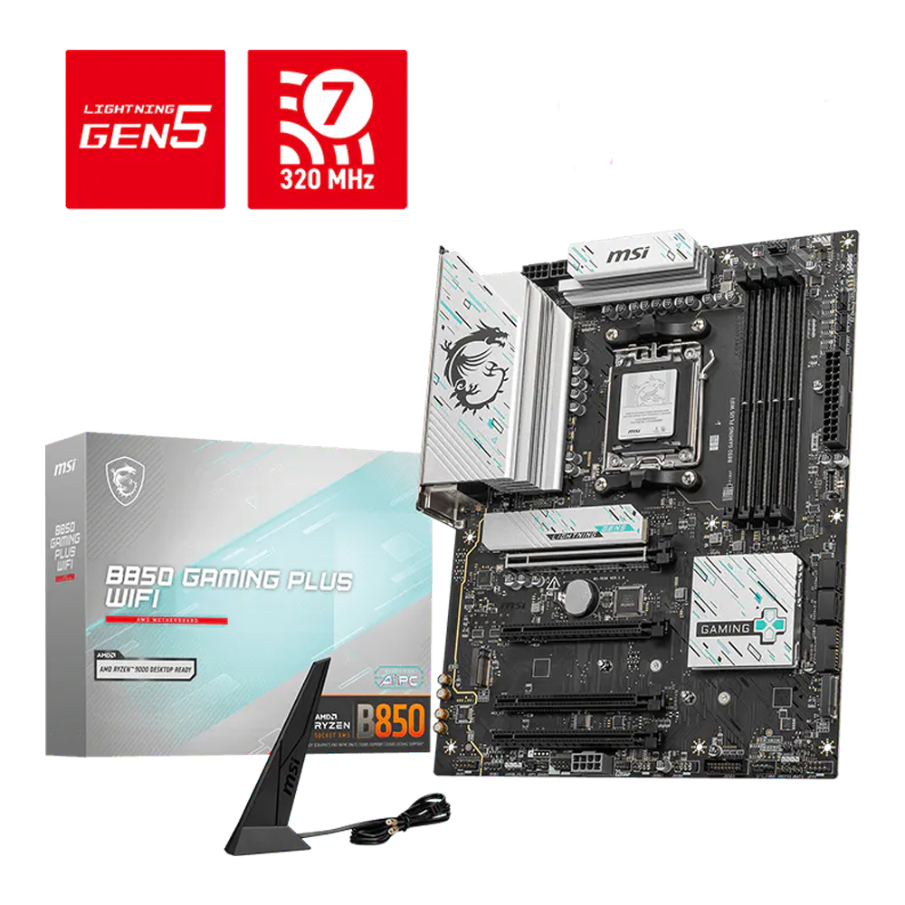 MSI B850 DDR5 Gaming Plus WiFi Motherboard