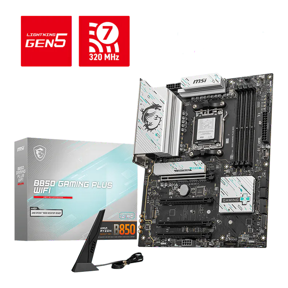 MSI B850 DDR5 Gaming Plus WiFi Motherboard