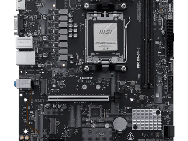 MSI Pro B840M-B DDR5 Gaming Motherboard - image 2