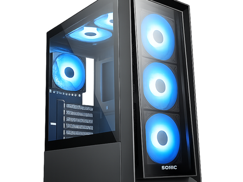 Sonic C05 Gaming Computer Casing (Black)