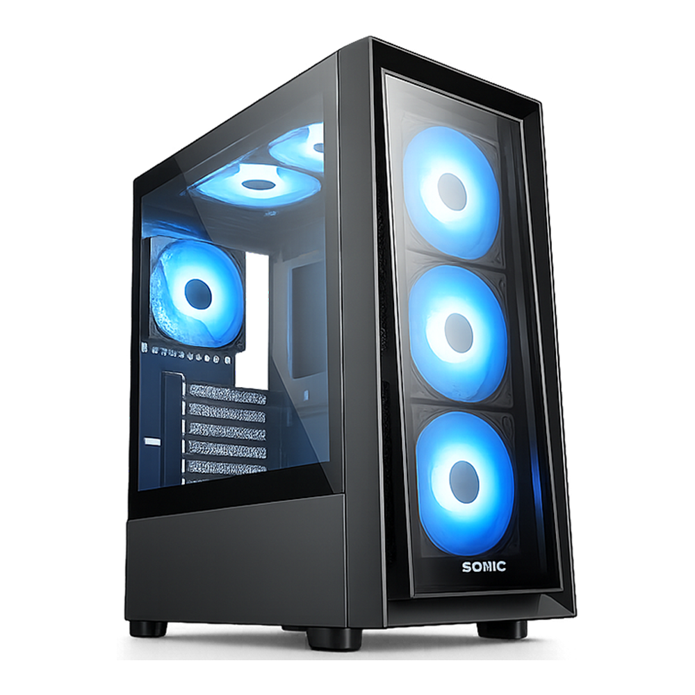 Sonic C05 Gaming Computer Casing (Black)