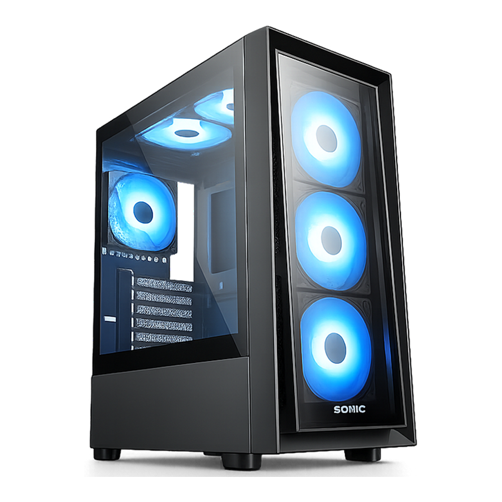 Sonic C05 Gaming Computer Casing (Black)