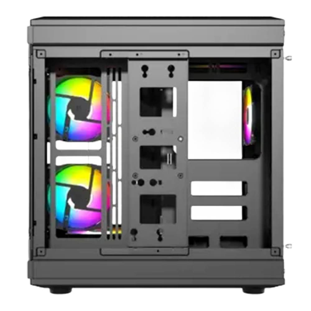 Thunder Carbon TGC-639B ATX Gaming Case - Black - Image 3