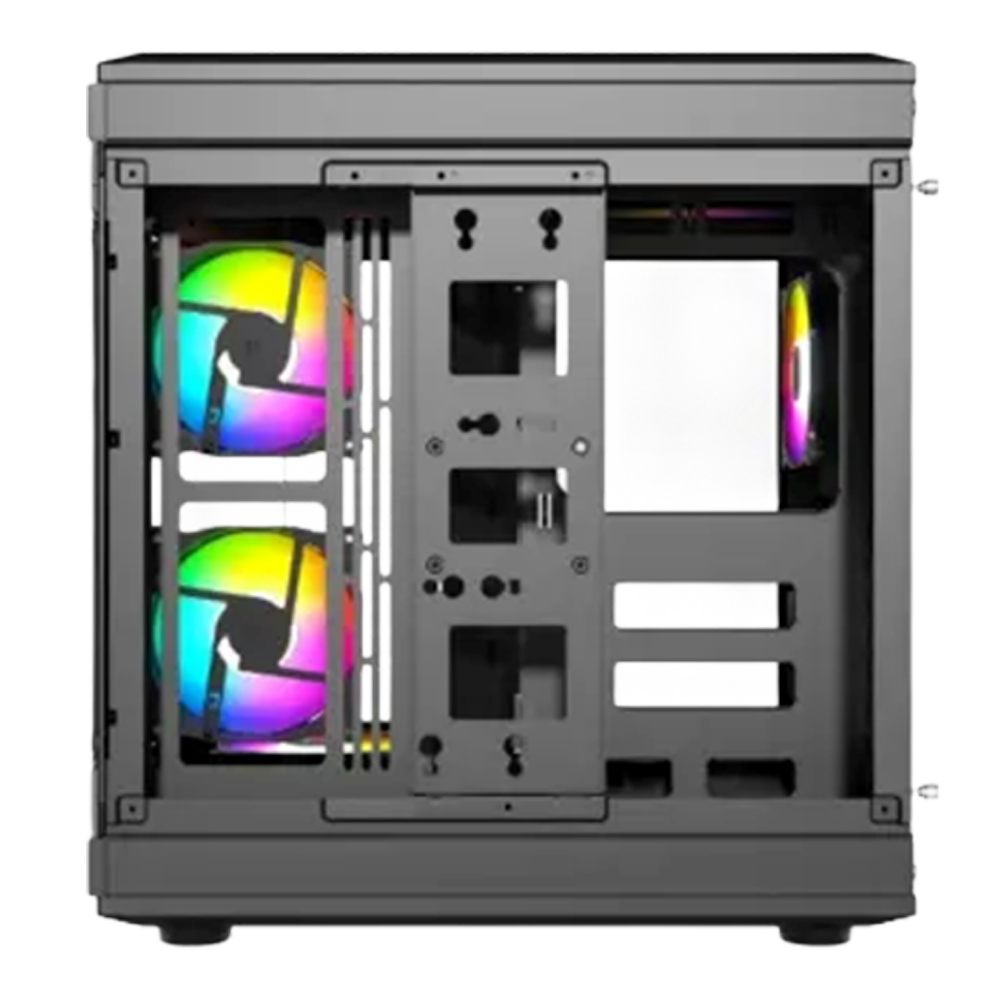 Thunder Carbon TGC-639B ATX Gaming Case - Black - Image 3