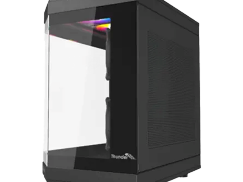 Thunder Carbon TGC-639B ATX Gaming Case – Black - image 2