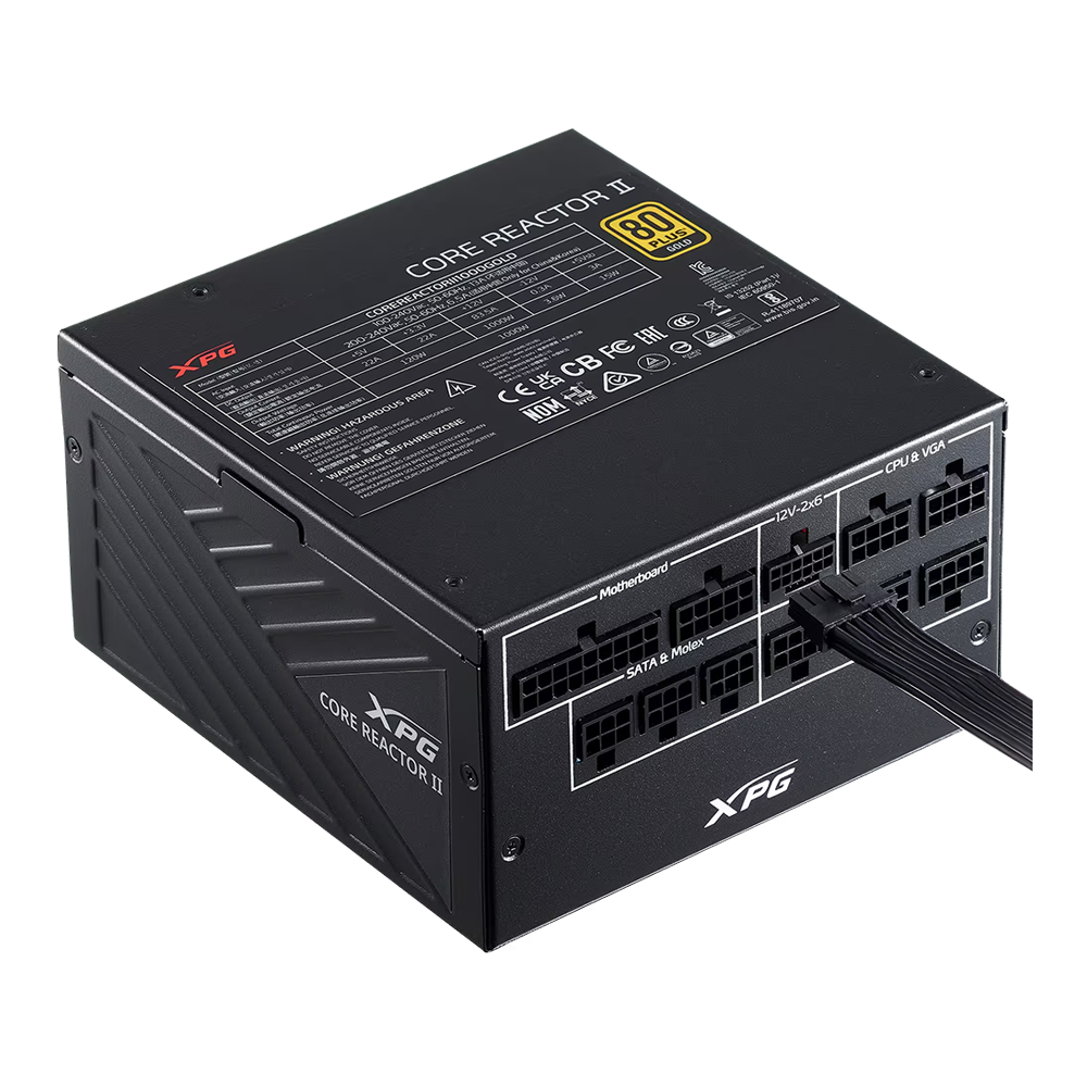 1200w XPG Core Reactor-II Power Supply 80+ (Gold) - Image 5