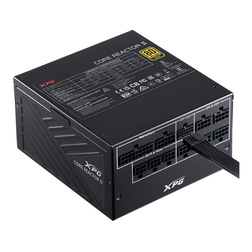 1200w XPG Core Reactor-II Power Supply 80+ (Gold) - Image 5
