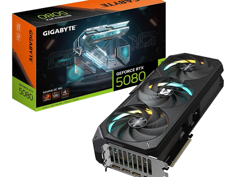 16GB GDDR7 GeForce RTX 5080 Gigabyte Graphics Card