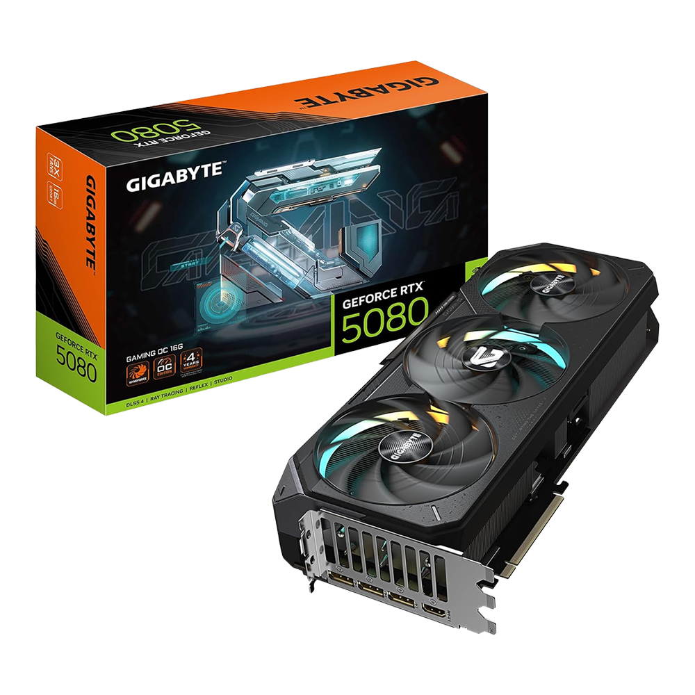 16GB GDDR7 GeForce RTX 5080 Gigabyte Graphics Card