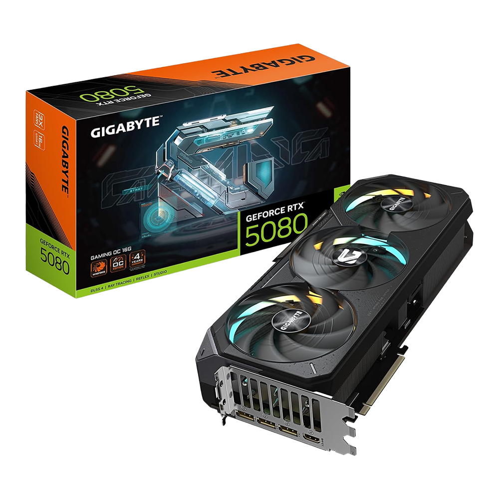 16GB GDDR7 GeForce RTX 5080 Gigabyte Graphics Card