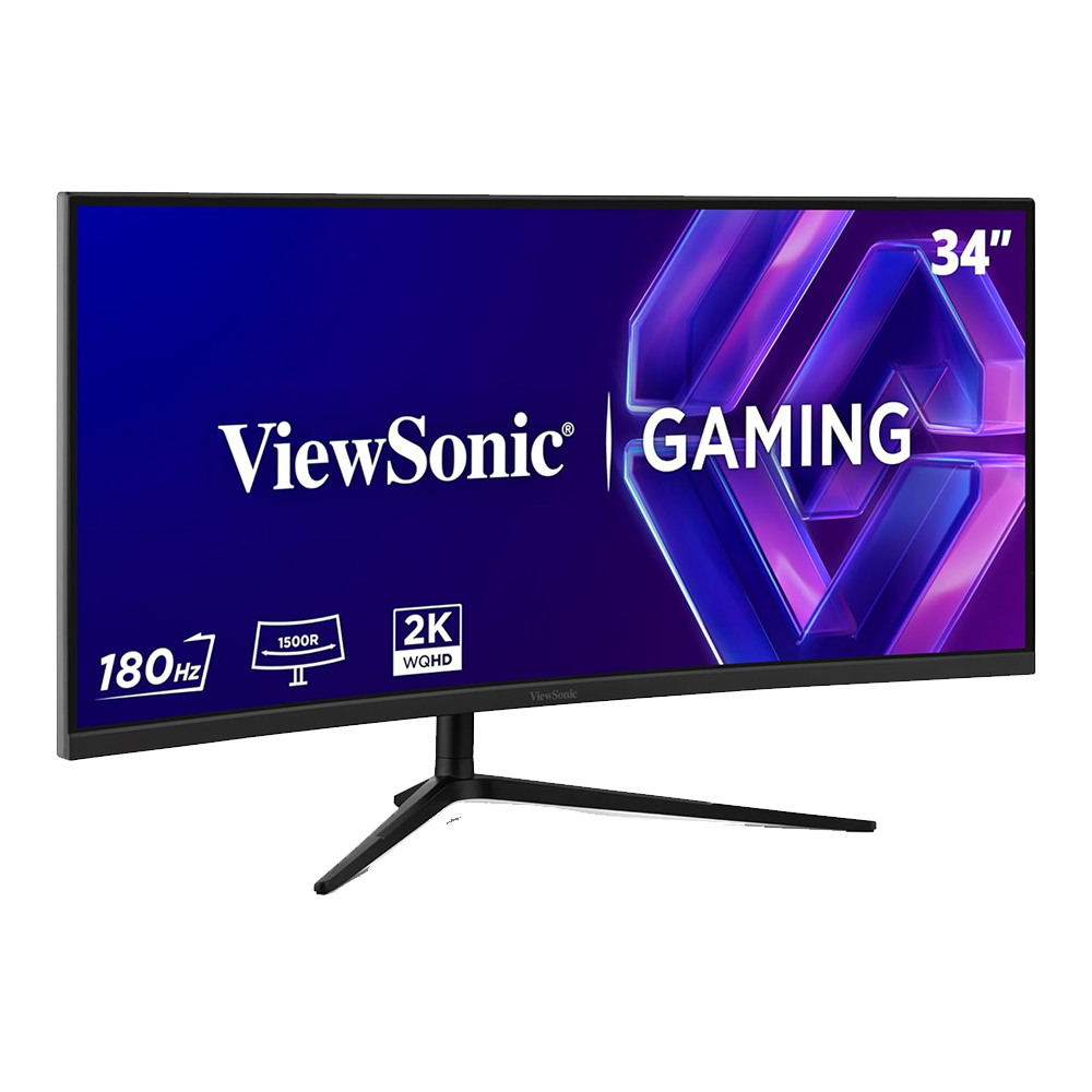 34” Viewsonic VX3418C-2K VA/ 180Hz Ultrawide Curved Gaming Monitor - Image 2