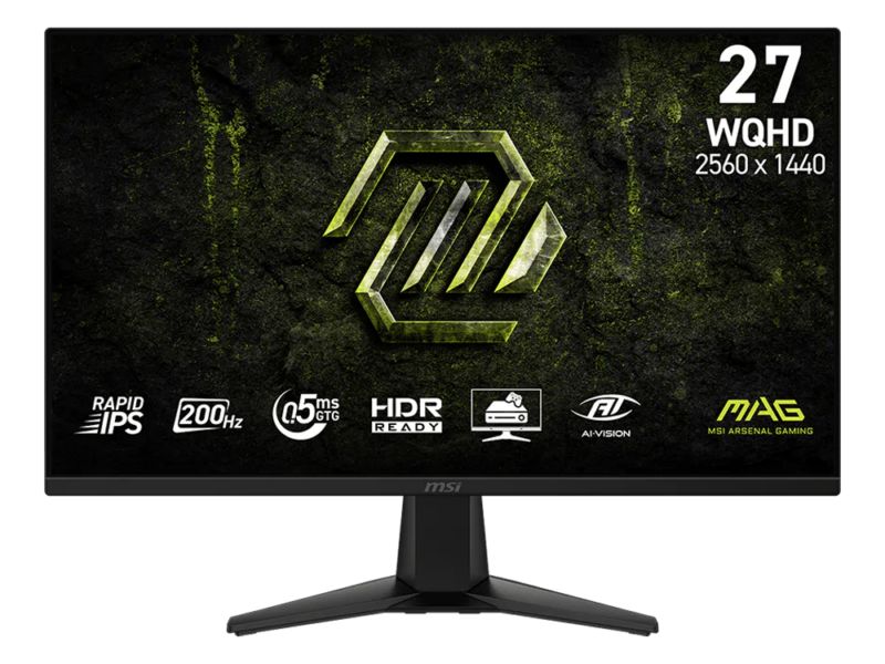 27″ MSI MAG 275QF E20 IPS/200Hz/WQHD Gaming Monitor