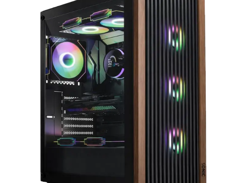 Sonic C19 Gaming Computer Casing (Black)