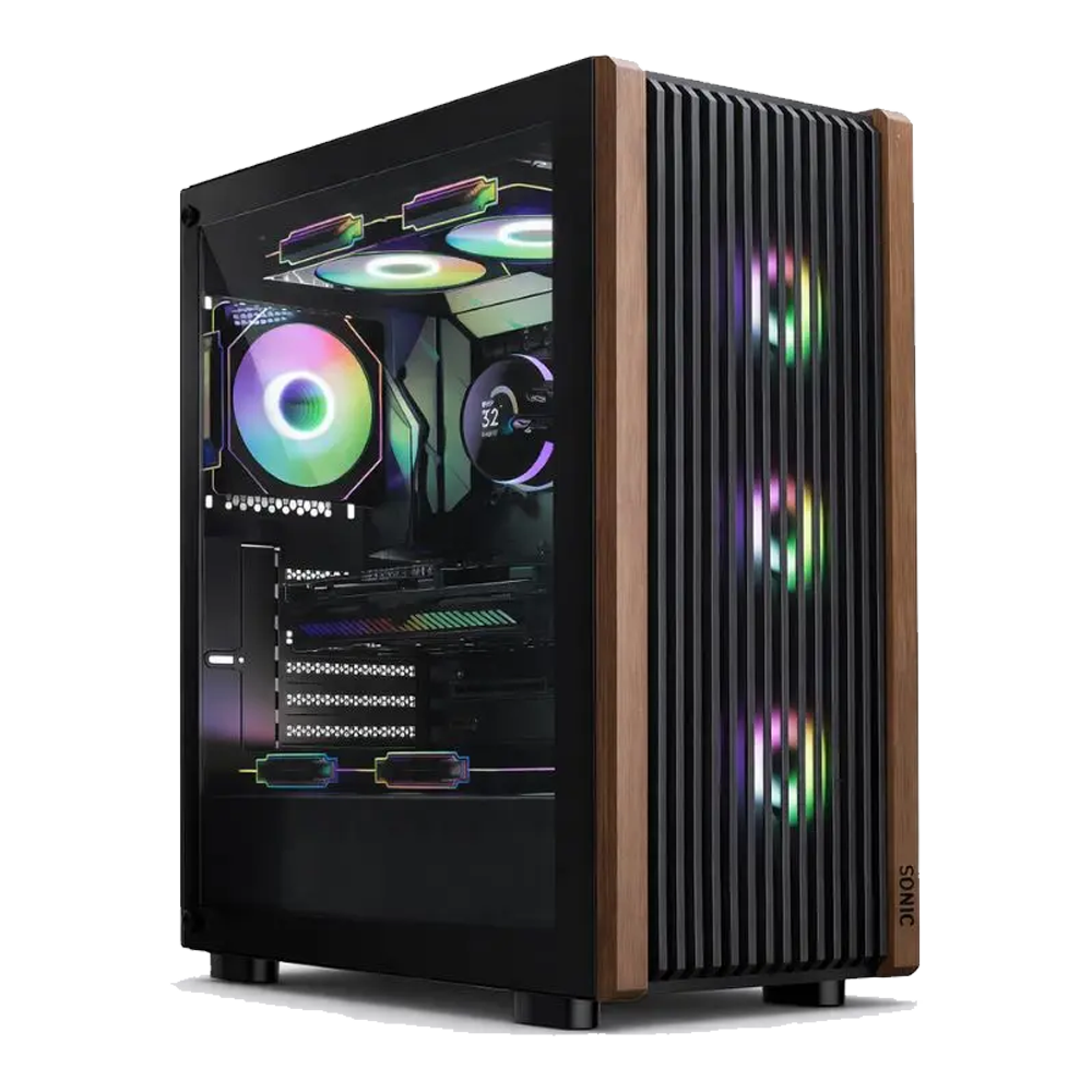 Sonic C19 Gaming Computer Casing (Black)