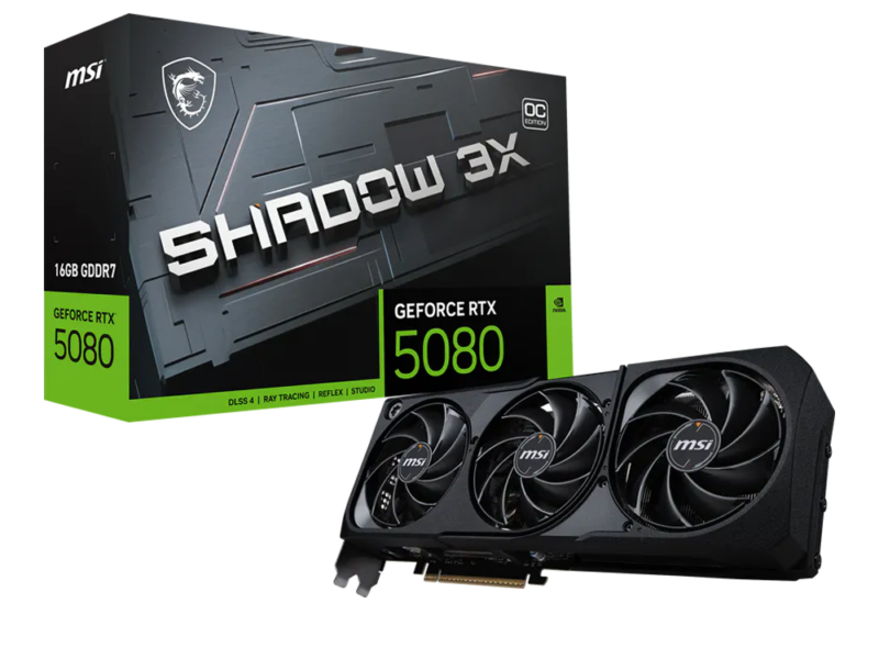 16GB GeForce RTX™ 5080 16G SHADOW 3X OC Graphics Card - image 1