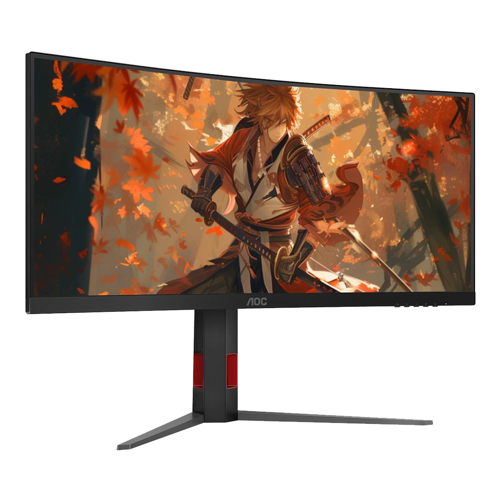 34” AOC CU34G4H, VA / UWQHD Curved Frameless Gaming Monitor - Image 2