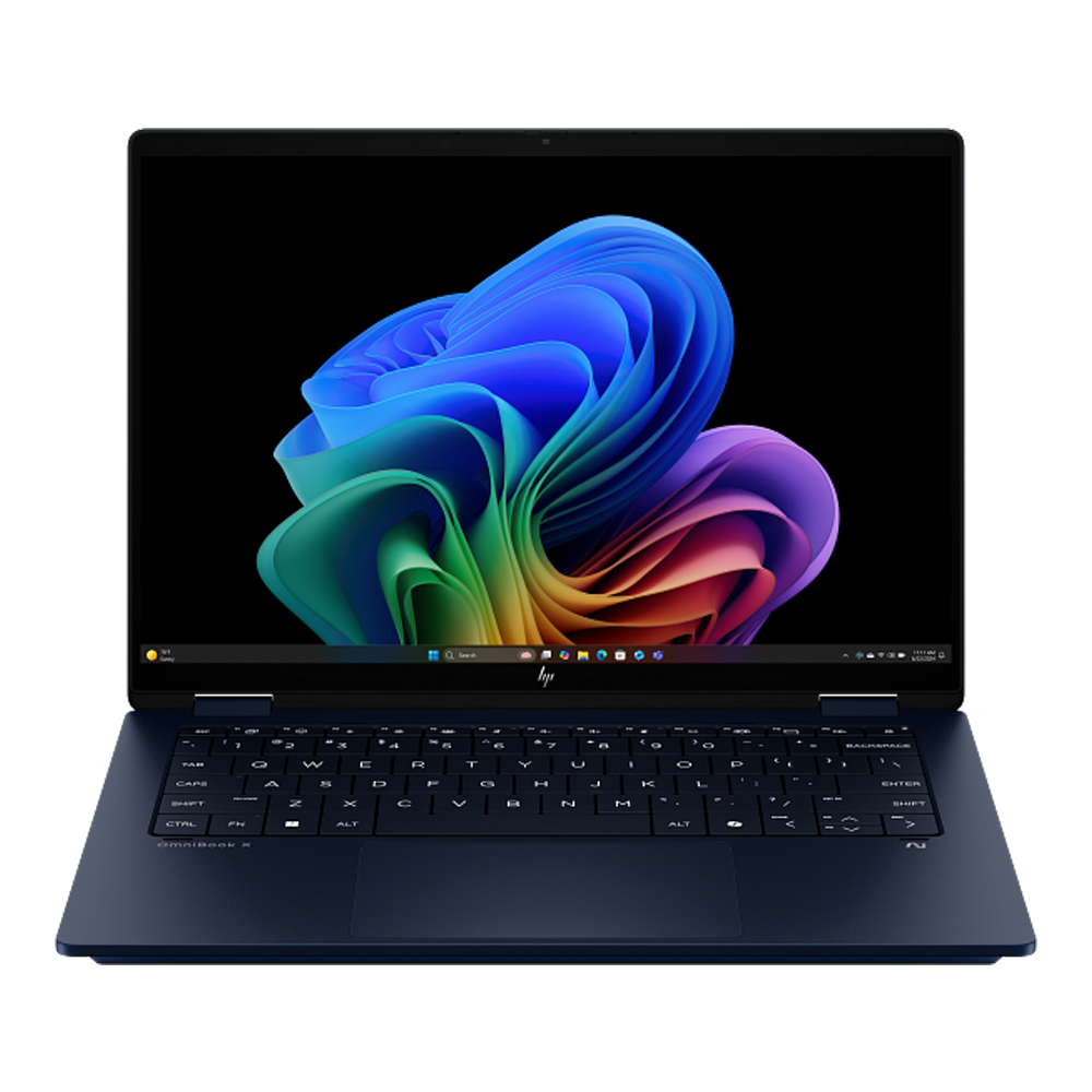 HP OmniBook X Flip 14 FM0013DX, Core Ultra 5-226V, 16 GB RAM, 512 GB SSD, 14" IPS X360 Touch, W11, 1 Yr Intl Warranty