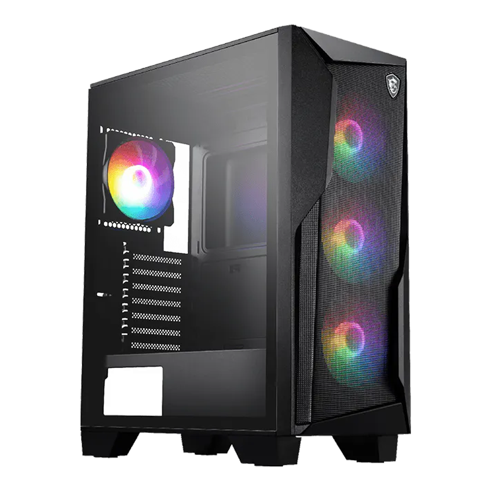 MSI Mag Forge 130A Airflow ATX Gaming Case - Black
