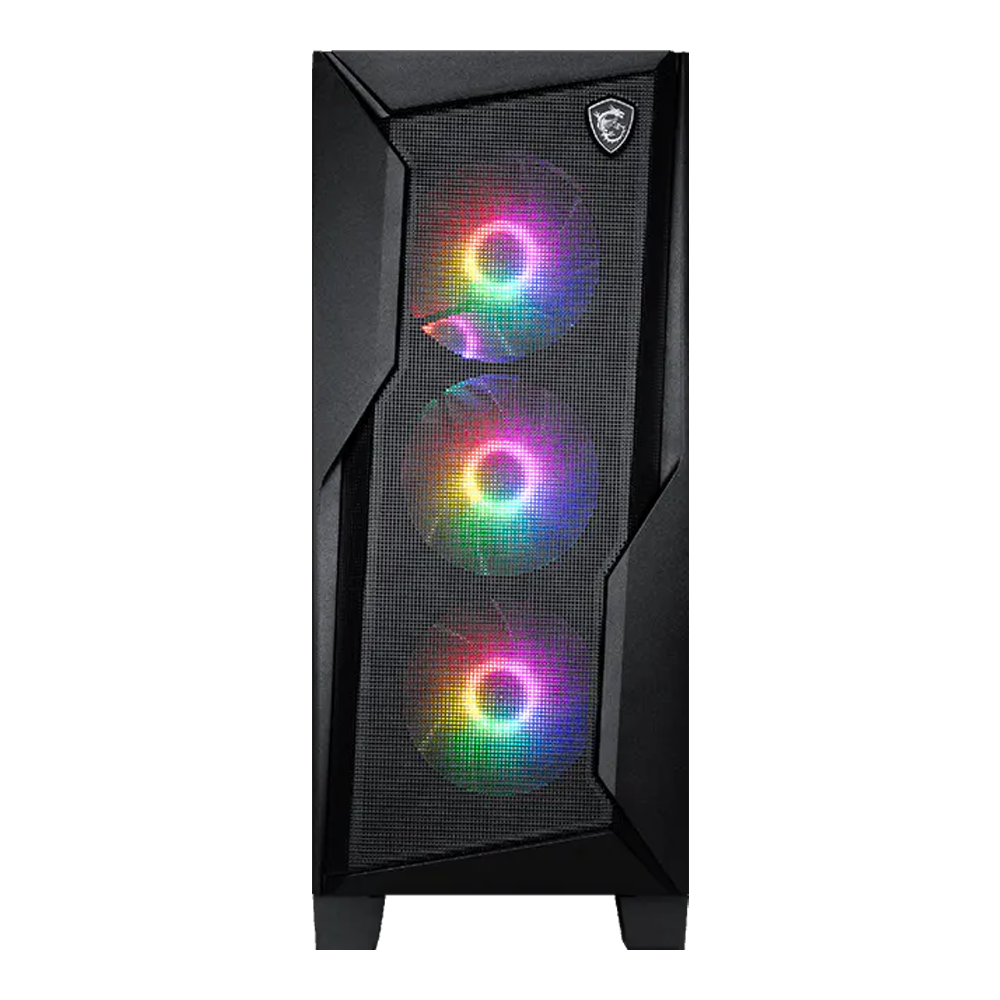MSI Mag Forge 130A Airflow ATX Gaming Case - Black - Image 4