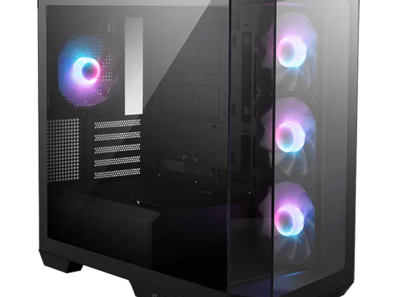 MSI Mag Pano M100R M-ATX Gaming Case – Black / White - image 2