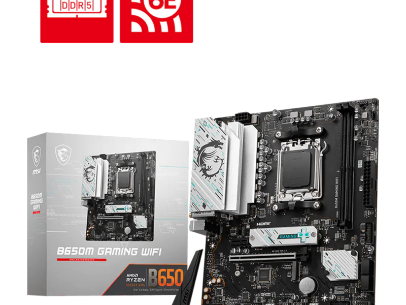 MSI B650M Gaming WIFI, AMD AM5 Motherboard (DDR5)