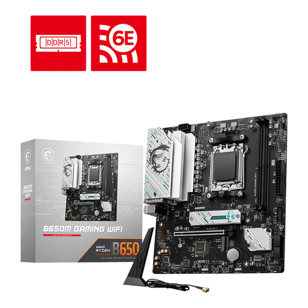 MSI B650M Gaming WIFI, AMD AM5 Motherboard (DDR5)