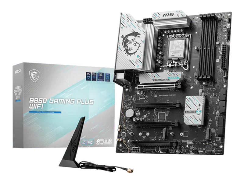 MSI B860M Gaming Plus WIFI, Core Ultra Processors Motherboard (DDR5)