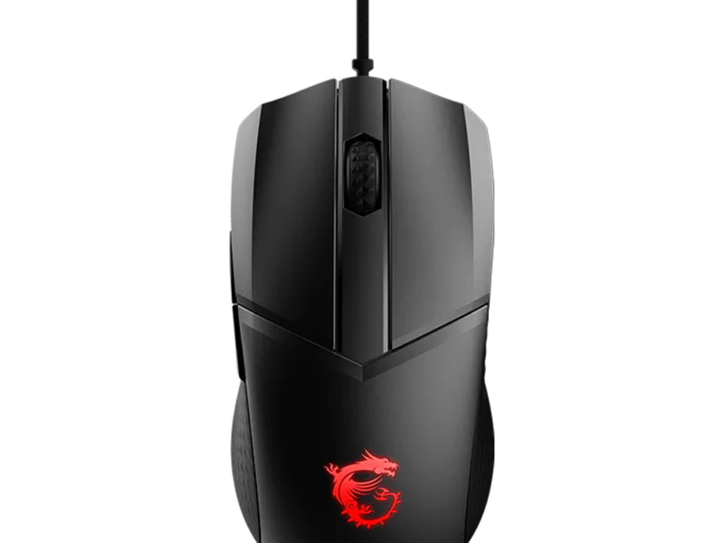 MSI Clutch GM41 Lightweight V2 Wired Gaming Mouse (Black)