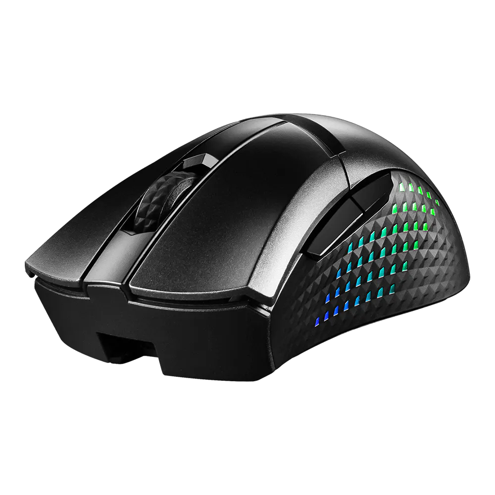 MSI Clutch GM51 Lightweight Wireless Gaming Mouse (Black) - Image 3
