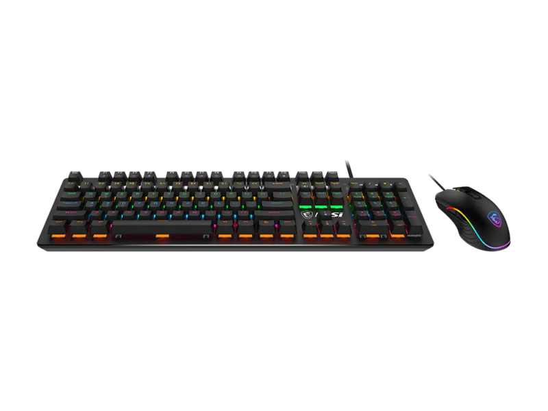 MSI Forge GK300 – Blue Switches Wired Gaming Combo Keyboard & Mouse (Black) - image 4