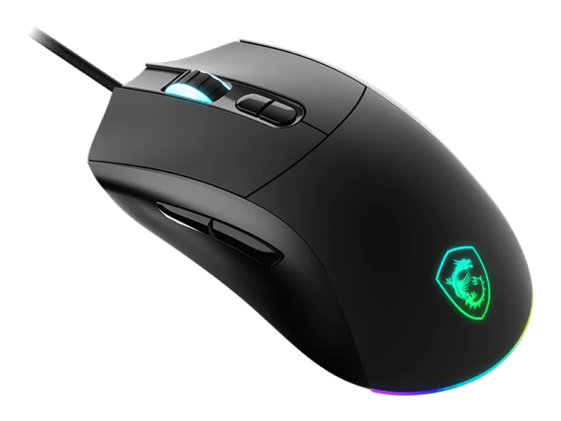 MSI Forge GM320 Wired Gaming Mouse (Black)