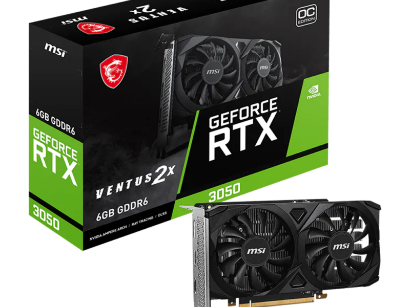 6GB MSI Ventus 3050 Graphics Card - image 1
