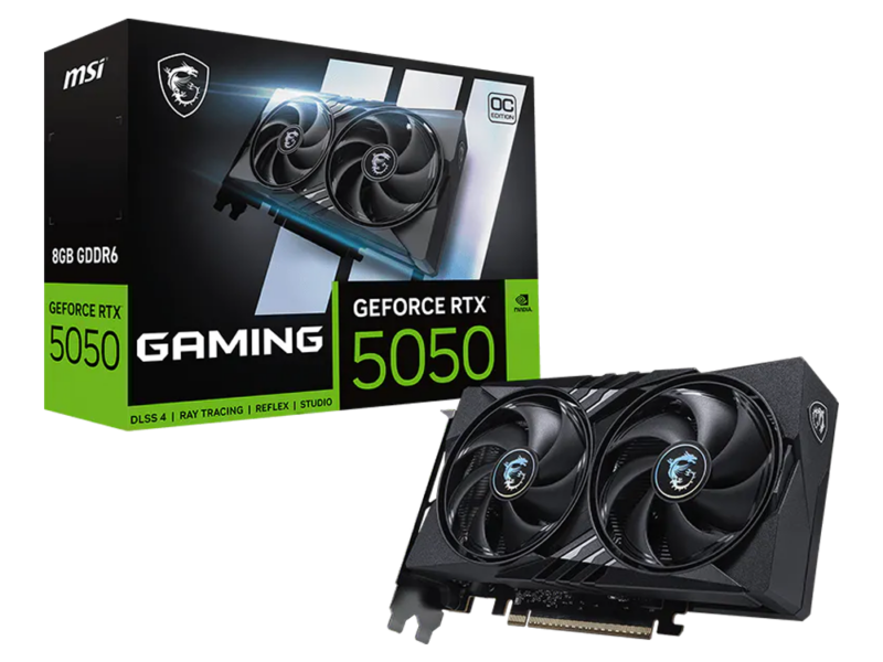 8GB MSI GeForce RTX 5050 8G Gaming OC Graphics Card