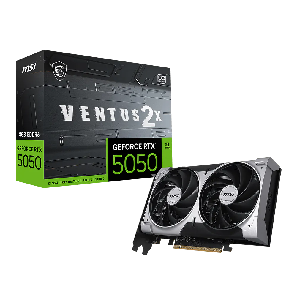 8GB MSI GeForce RTX 5050 VENTUS 2X 8G OC Graphics Card