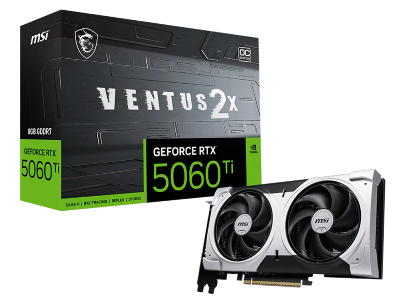 8GB GeForce RTX™ 5060 Ti 8G VENTUS 2X OC PLUS Graphics Card