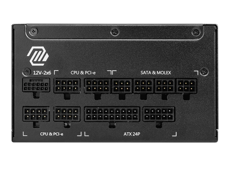 1000w MSI MAG A1000GL PCIE5 Power Supply 80+ (Gold) - image 2