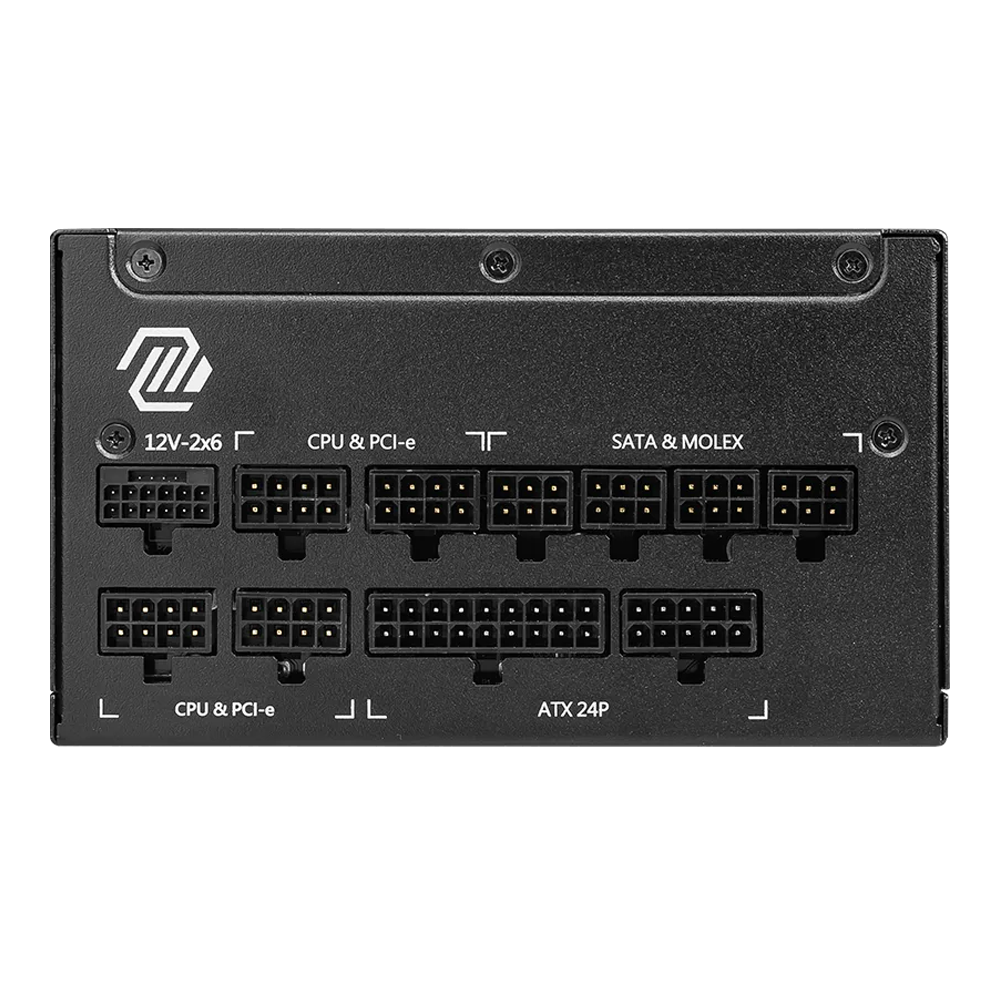 1000w MSI MAG A1000GL PCIE5 Power Supply 80+ (Gold) - Image 2
