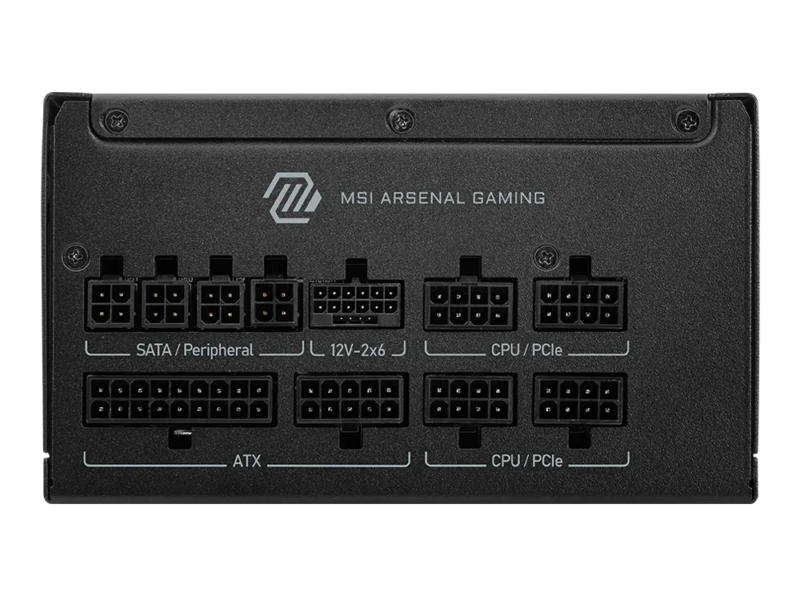 1000w MSI MAG A1000GLS PCIE5 Power Supply 80+ (Gold) - image 4