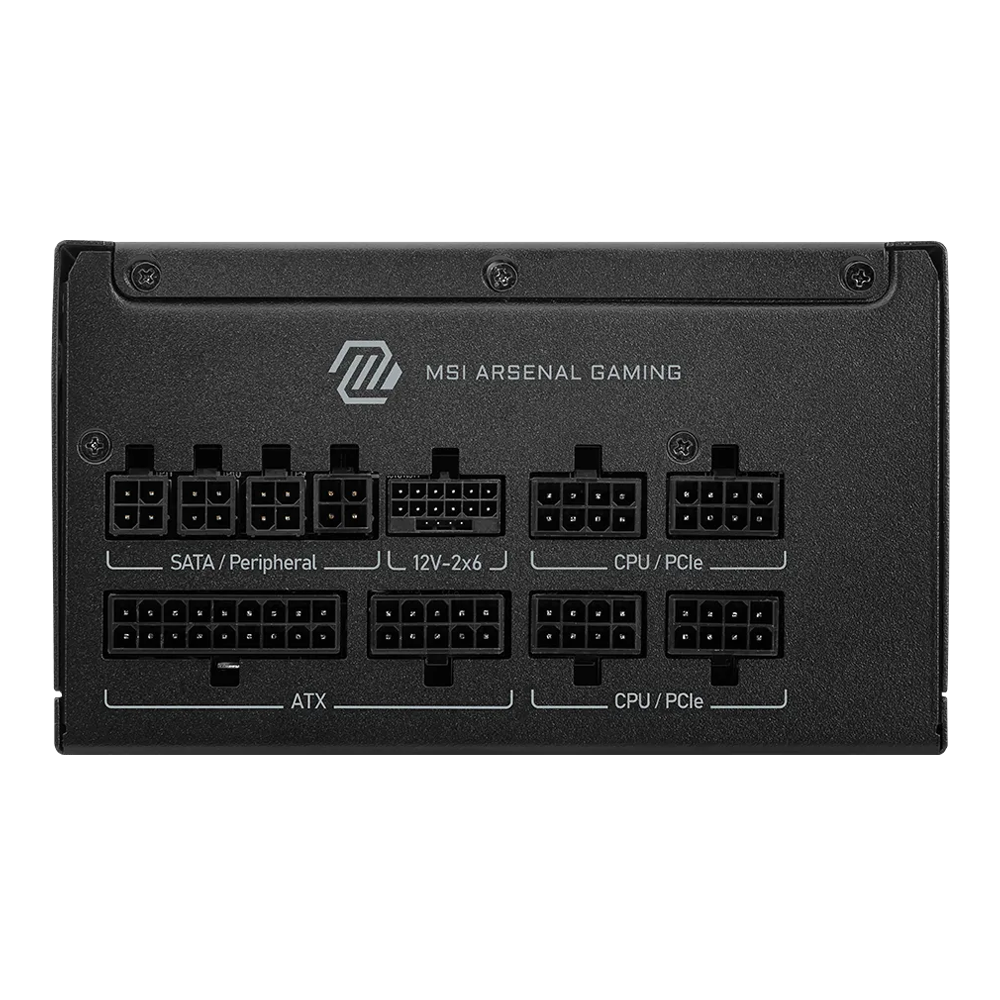 1000w MSI MAG A1000GLS PCIE5 Power Supply 80+ (Gold) - Image 4