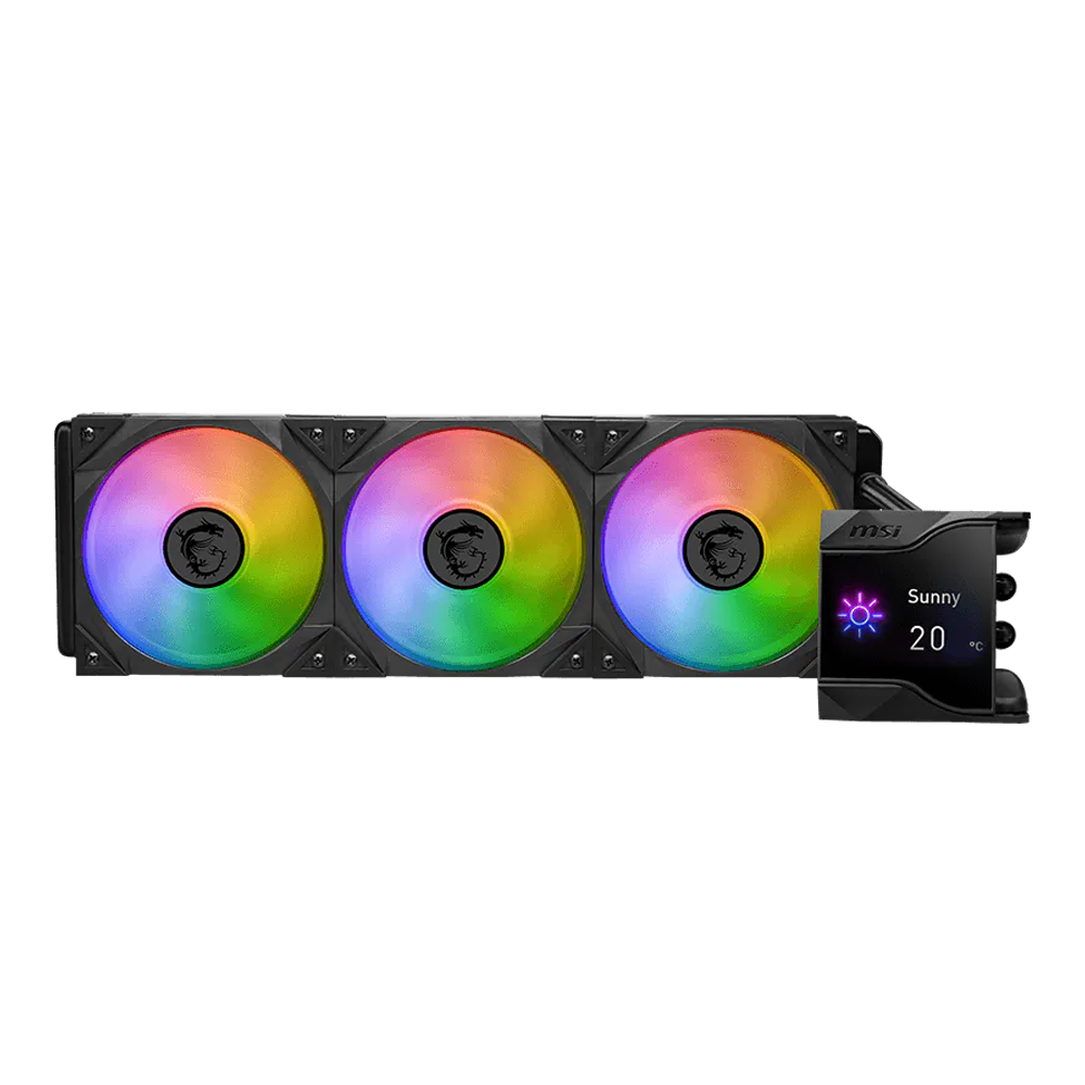 MSI MPG CORELIQUID D360 LCD CPU Cooler (Black) - Image 4