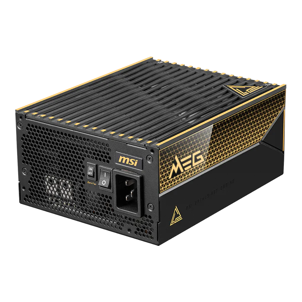 1600w MSI MEG Ai1600T PCIE5 Power Supply 80+ (Titanium) - Image 3