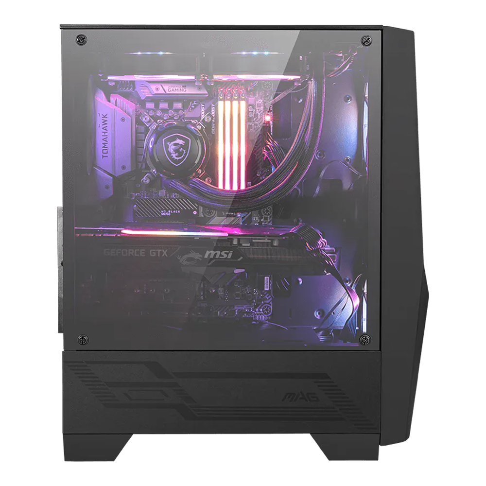 MSI Mag Forge 100R ATX Gaming Case - Black - Image 4